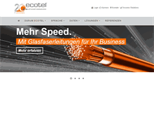 Tablet Screenshot of ecotel.de